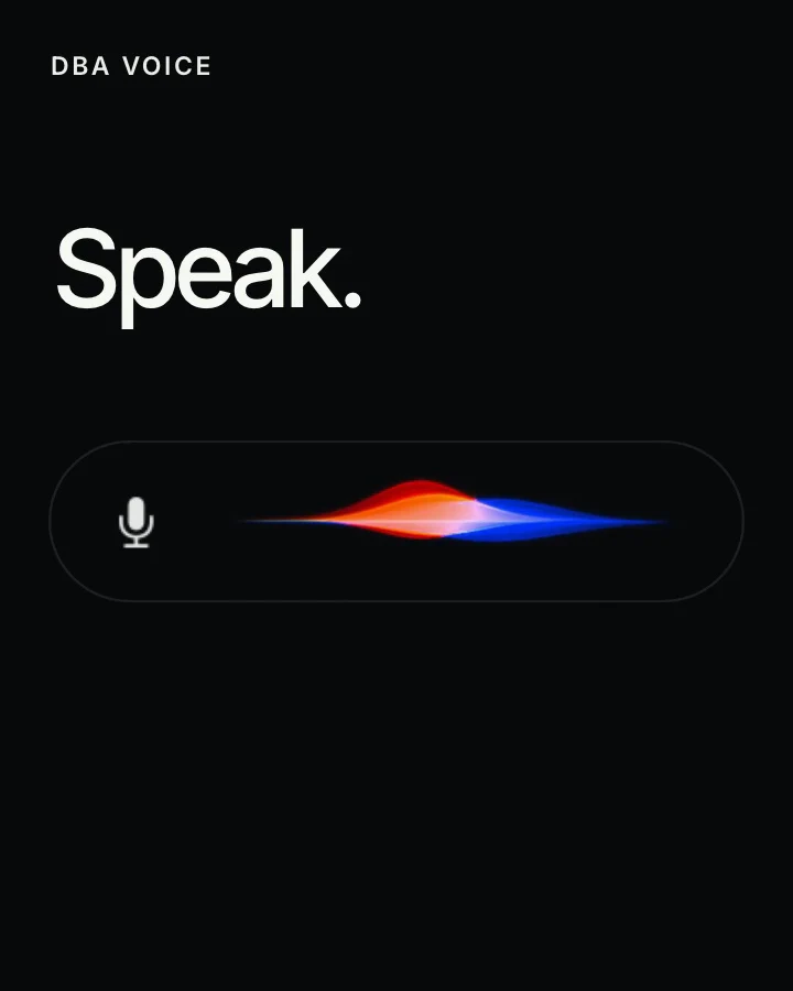 DBA Voice microphone input